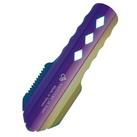 NACETURE Ultralight Backpacking Trowel Aluminum Shovel Small Potty Multitool with Longer Handle Design Essential for Hiking, Camping and Survival Bags (Titanium Alloy 1 Pack)