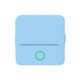 Core Innovations Wireless Mini Portable Thermal Printer Label Maker, Paper Included for Android and iOS Phone - Sierra Blue