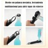 GUIBELL Destapador Multifuncional, Abridor para Frascos y Tapas Variadas