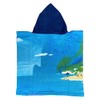 ILS I LOVE SHOPPING Poncho with Hood, Beach Towel, Sea