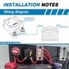 T Tocas 50 Amp Overload Protection Circuit Breaker with Switch