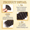 TAOYEMY Deep Wave Bulk Braiding Hair, 16 Inches, 100 g