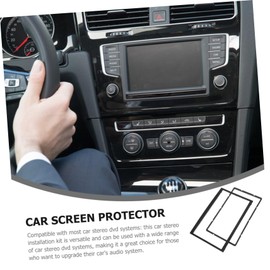 Alipis Double Din Dash Installation Kit Car Stereo Frame for Sleek Design Durable Construction Easy Installation Upgrade Your Audio System