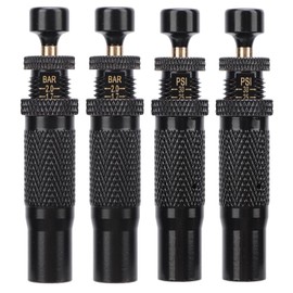 Kit de Válvula Desinfladora de Neumáticos de 4 Uds, Juego de Válvula de Purga Rápida para 30 a 10 PSI con Construcción de Latón Ajustable, Se Adapta a 4x4 Todoterreno