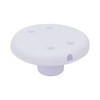 Tsnamay White Floor Foot Switch,Round Floor Foot Switch Inline, Plastic