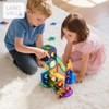 LARCIVELLE BMGENB01D Magnetic Building Blocks with Marble Runs, 60 Pieces,