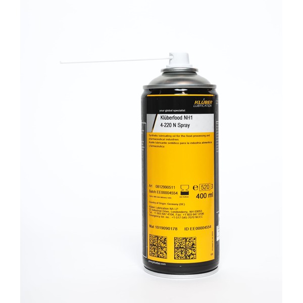 Kluber Lubrication KLUBERFOOD NH1 4-220 N Synthetic Lubricating Oil for