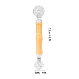 TOPINCN Window Screen Roller Screen Window Grille Roll Double Headed Large Small Concave Wheels Thick Concave Wheels Suitable for the Installation of Window Grille Sliding Doors