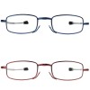 Unbranded Success Eyewear Reading Glasses 2 Pair Blue and Burgundy