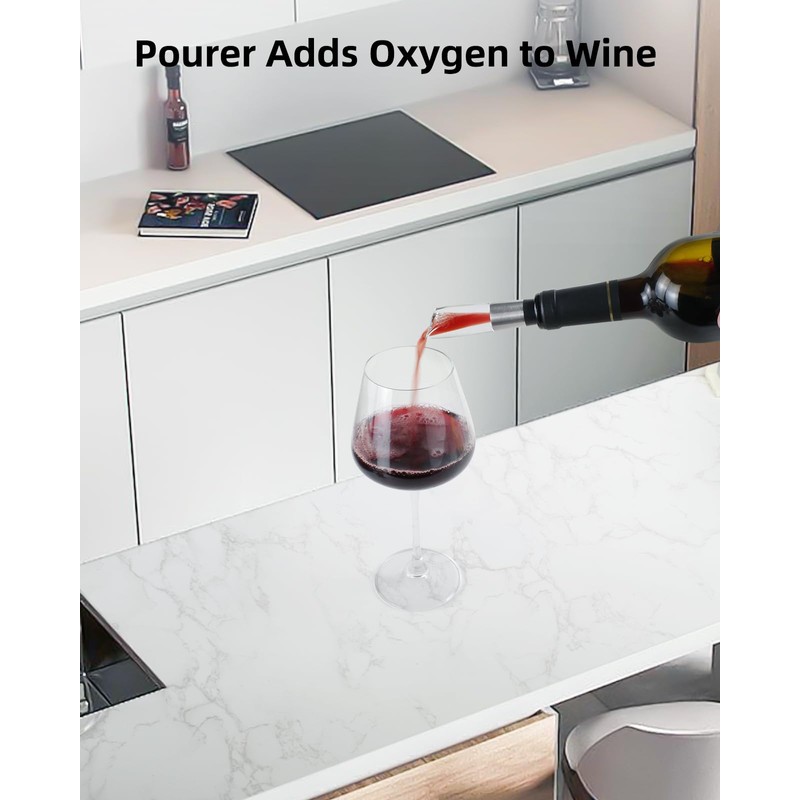 TOMEEM Electric Wine Opener Set - Rechargeable Wine Bottle Opener