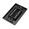 Brush Wall Plate Decora Style, Cable Pass Through Faceplate Insert