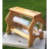 Table Top or Ground Gallon Glass Jar Squirrel Feeder Cedar