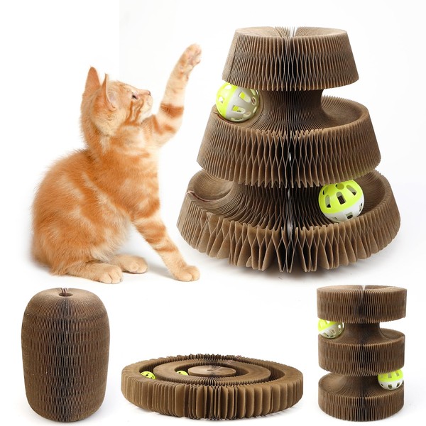 Interactive Cat Toy Self-Activity Scratching Boards Cat Scratching Board for