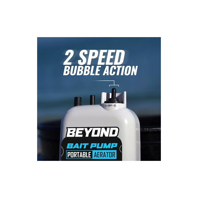 Beyond Bait Pump Portable Live Bait Aerator - Long Lasting
