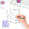 paper&you® A6 Shopping List Pad [Cacti] with 50 Tear-Off Sheets