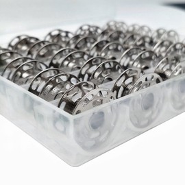 YEQIN 25PCS BOBBINS with Clear Box 0060265000QW - BERNINA bobbins 0060265000 180 185 190 200 435 450 640 730E 1000 1630