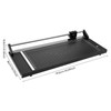 JAYGOVAN 24 Inch Commercial Rotary Trimmer Paper Cutter Precision 0-60°Rotary