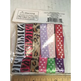 Alligator 12 Grosgrain Lined Single Prong Alligator Hair Clips Bows Unlimited, New