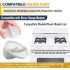 WB03T10282 Gas Stove knob White for GE Surface Burner Control