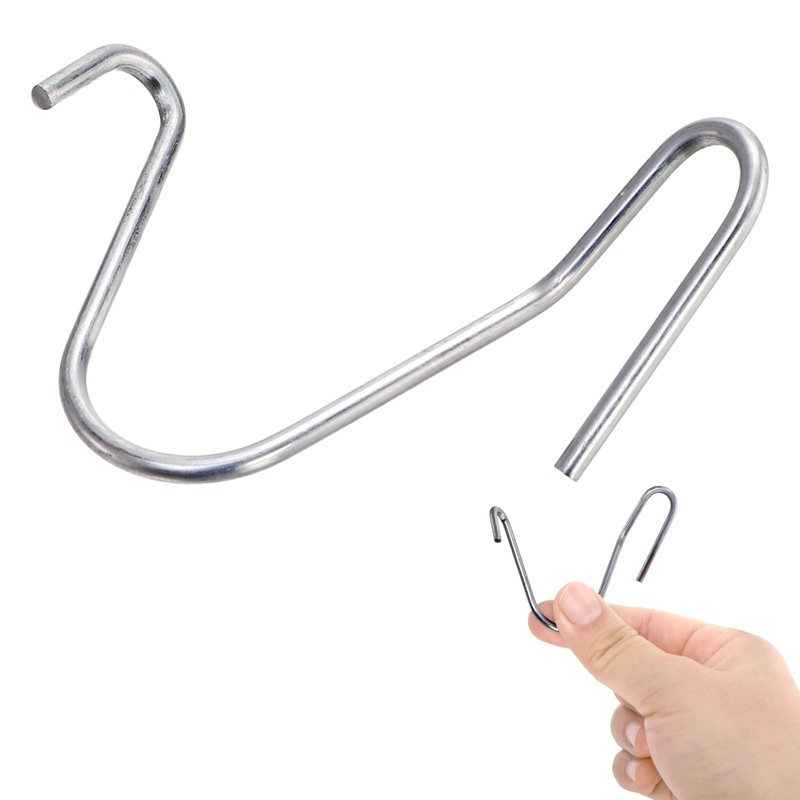 ZENFUN 250 Pcs T-Post Wire Clip Galvanized Steel Fence Clips,
