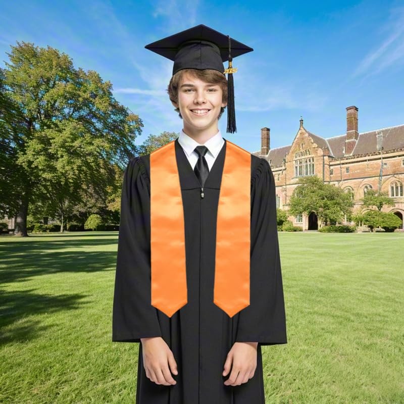 Newrara Graduation Stole (Orange)