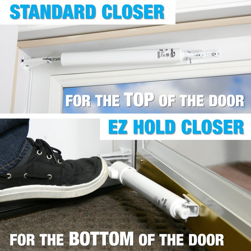 Wright Products EZ-Hold Dual Closer System with Hold Open Feature,