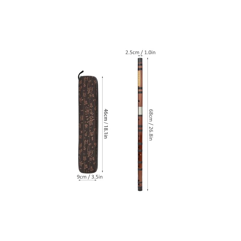 Flauta de Bambú Profesional Walfront C Key 8 Años Flauta