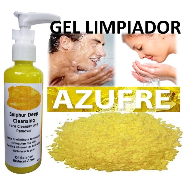 JABON DE AZUFRE LIQUIDO SULFUR SOAP  LIQUID   120gr