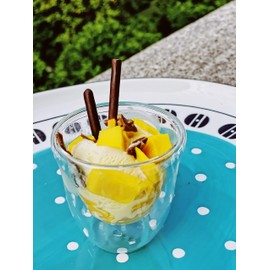 Glass For Coffee, Clear Coffee Cups, Double Wall Clear Thermo Glass, Espresso Shot Glass, Coffee Cup Set of 4 (2.0 oz. / 60 ml)