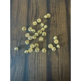 Unbranded 30-Piece 13mm Bronze Jingle Bell Charms Perfect for Christmas Crafts, Decoration