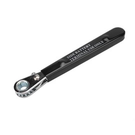 Suuonee Side Terminal Wrench, 5/16" 6 Point End Insulated Handle Side Terminal Battery Ratchet Wrench Auto Repair Tool