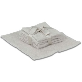 CASA TESSILE Coloured Wash Basin Set of 6 30 x 30 cm Grigio Chiaro