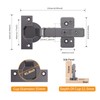 Chibery 50 Pack Frameless Full Overlay Soft Close Concealed Hinges,