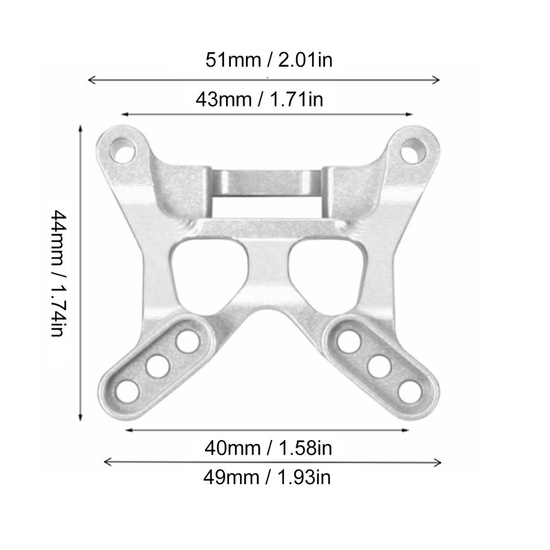 1/10 RC Front Shock Tower Aluminium Alloy Damper Shock Absorber