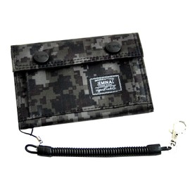 Mille Ti Rana Kids Wallet, Elementary School, Boys, Coin Purse, Strap (Army Green)