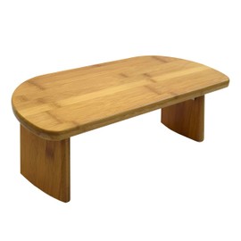 Bamboo Meditation Kneeling Bench - Best Design - Folding Legs - Portable - Ergonomic