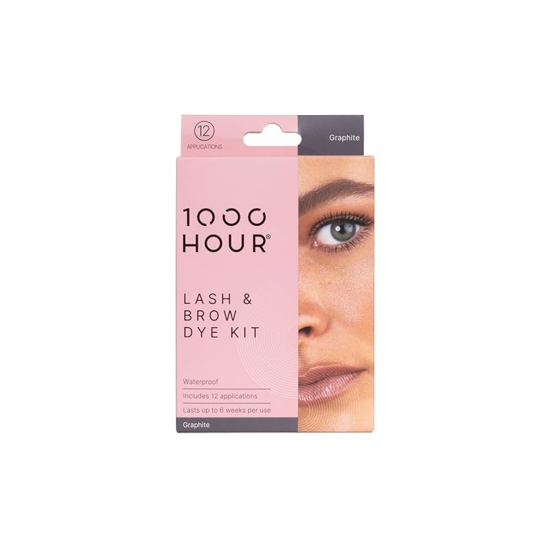 1000 Hour Eyelash and Brow Dye Kit, Graphite