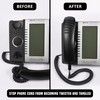 TPFNet Detangler for Telephone Cable Twist-Stop, Spiral Cable 360° Anti-Tangle