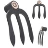 KADAX 3 Prong Potato Hoe Garden Hoe Forged Steel Manure