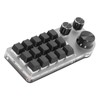 15 Keys 3 Knobs Programmable Keypad Wired USB Wireless Bluetooth