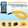 AngleKai 4 Pack Waterproof Camera Floats, Floating Camera Strap, Portable