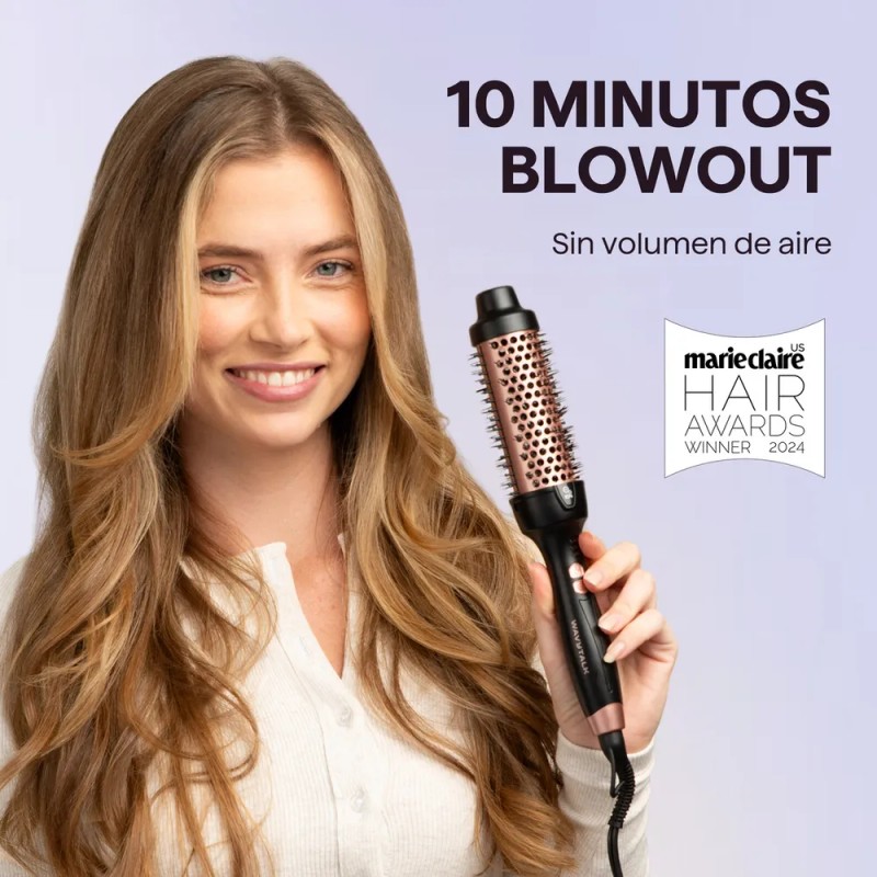 Cepillo Térmico Wavytalk De 1.5 Pulgadas Para Un Aspecto Bri