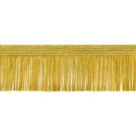 DÉCOPRO Chainette Fringe Trim 2 inch, Style CF02 Color C4 Antique Gold[Sold By The Yard]