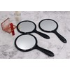 OIGUMR Large Double-Sided Handheld Mirror 1X/2X Hand Mirror Cute Hand