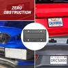 RED WOLF Stainless Steel License Plate Frame Holder Frame Backing