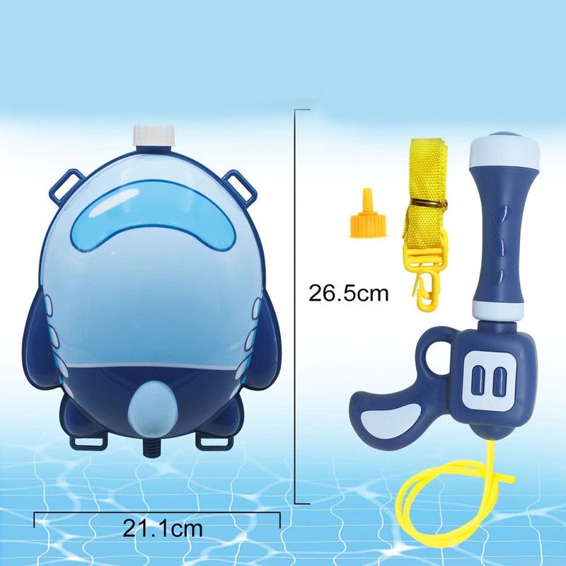 Backpack Water Squirter for Kids Plastic Pull Out Water Soaker