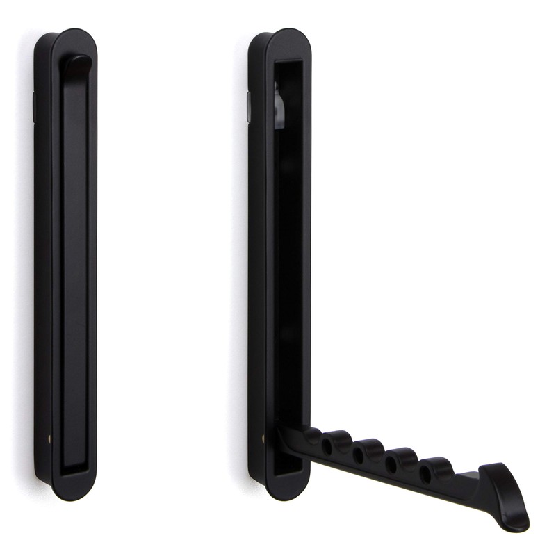 MITAL Modern Wall Panel Coat Hook Hinged Coat Hook Black