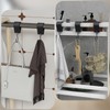 Lxoraziy 6 Pieces Leather S Hooks for Hanging, Stainless Steel