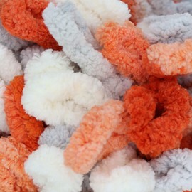 JubileeYarn Fun Finger Loops Yarn - 100g/Skein Jumbo Polyester - Ares - 1 Skein