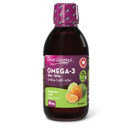 Sealicious Sea-licious? Omega-3 EPA + DHA 1250 mg, 250 ml = 50 Servings, Tangerine Lime Flavour